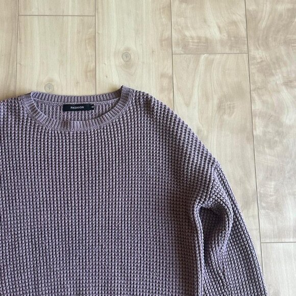 Women's Purple and Brown Jumper - Picture 2 of 2